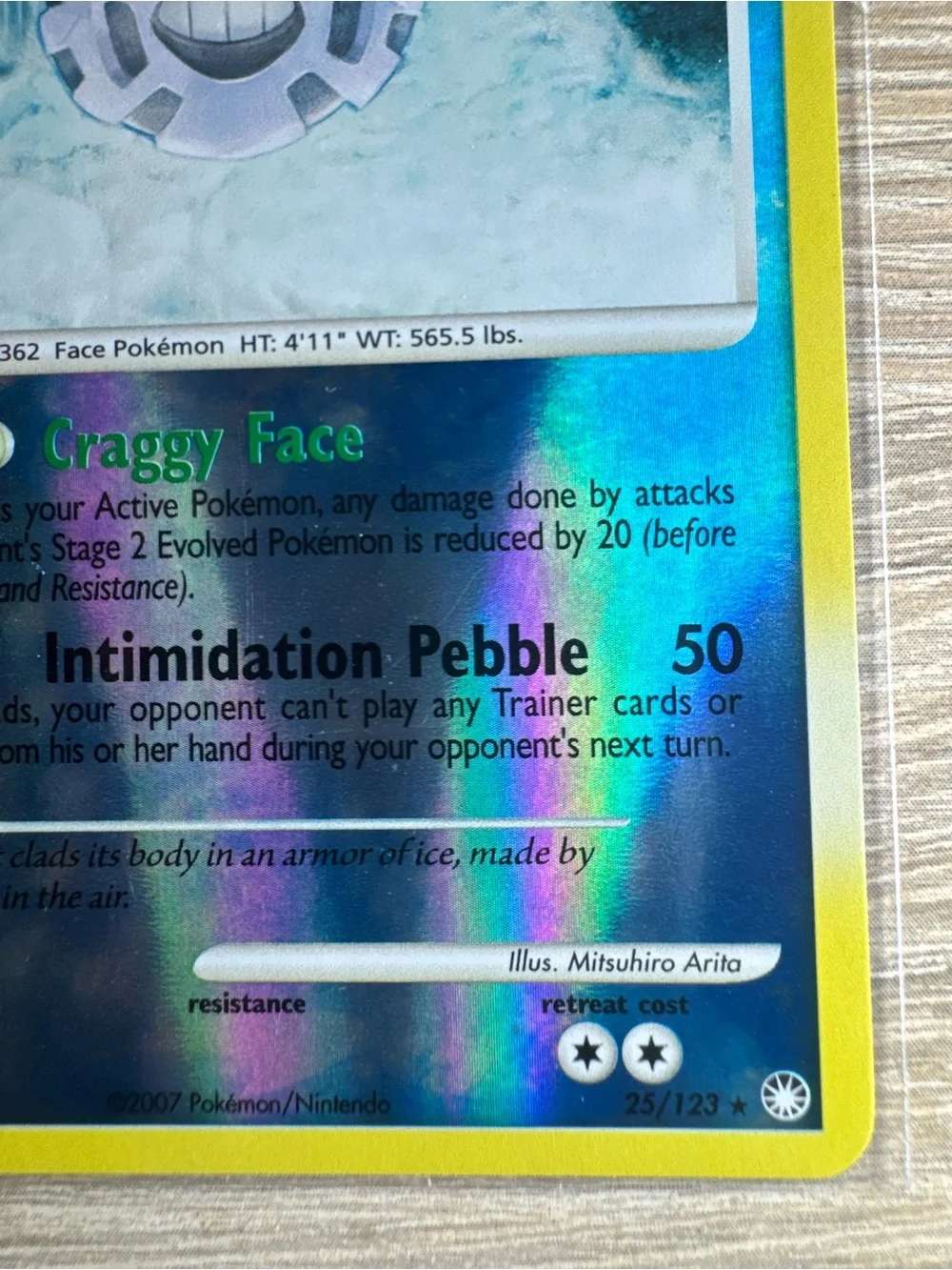 Glalie #25/Reverse Holo/Pokemon Mysterious Treasures